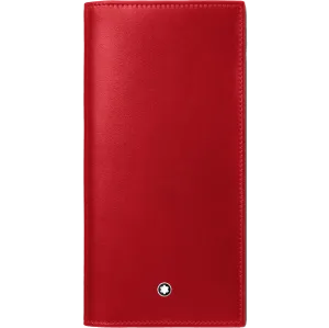 Montblanc Long Wallet Meisterstück 15 Black/Red Dispartures 129682