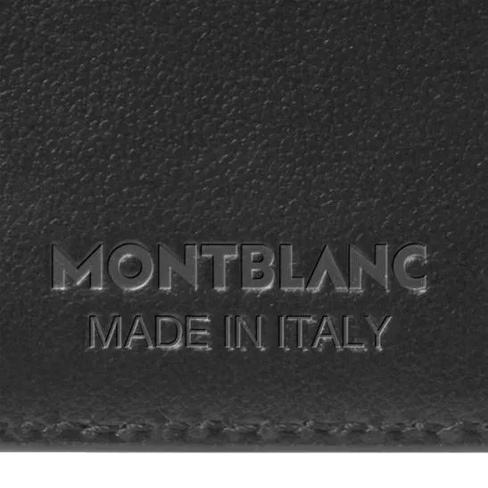 Montblanc thin wallet Soft Trio 4 Black compartments 198145