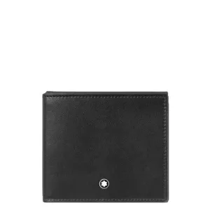 Montblanc thin wallet Soft Trio 4 Black compartments 198145