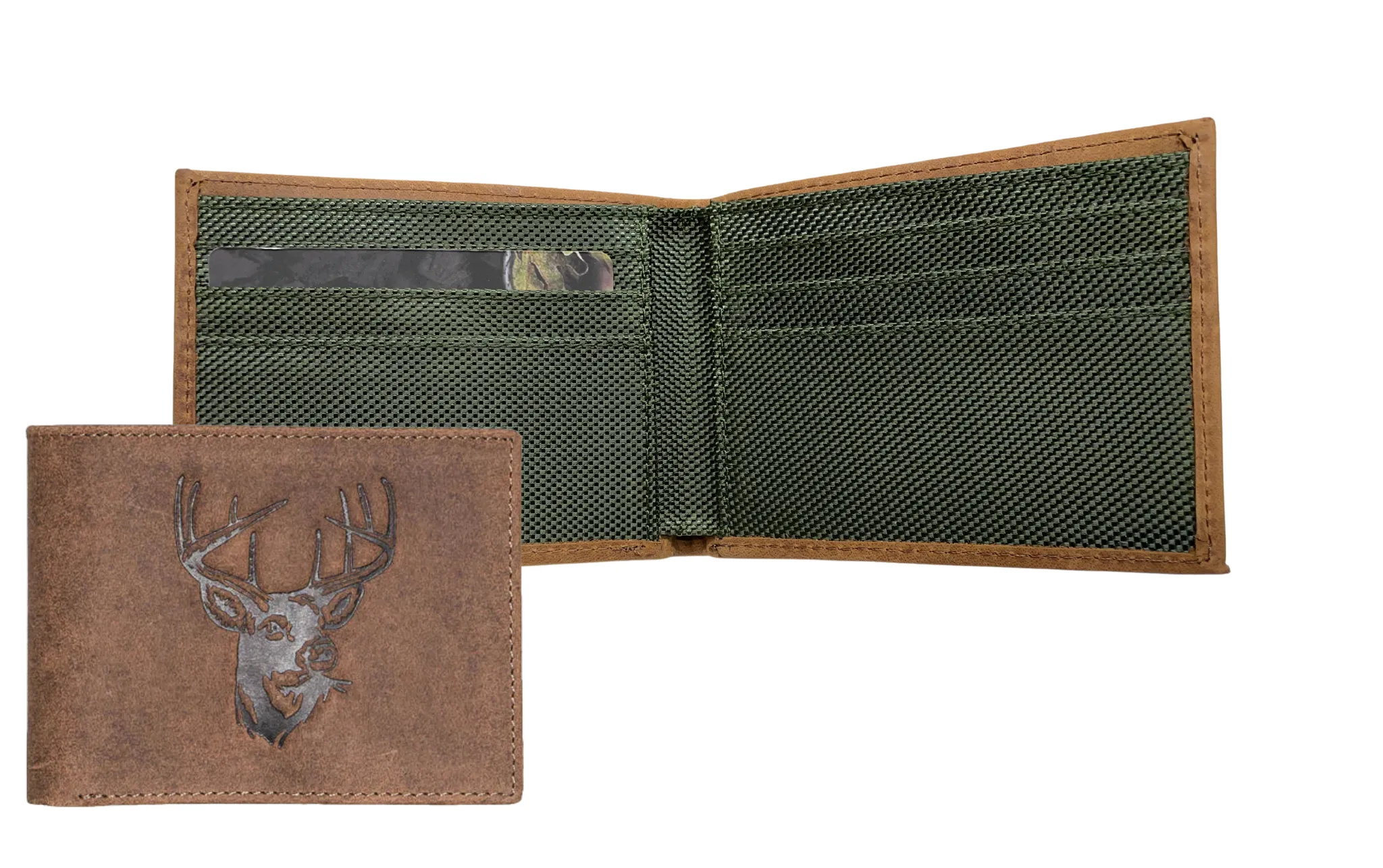 Mossy Oak Deer, Bass, Duck Bifold Wallet