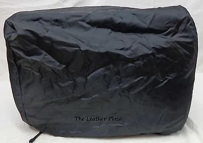 MOTORCYCLE NYLON RACK SISSY T BAR BAG TRAVEL PLAIN LUGGAGE NEW BLACK