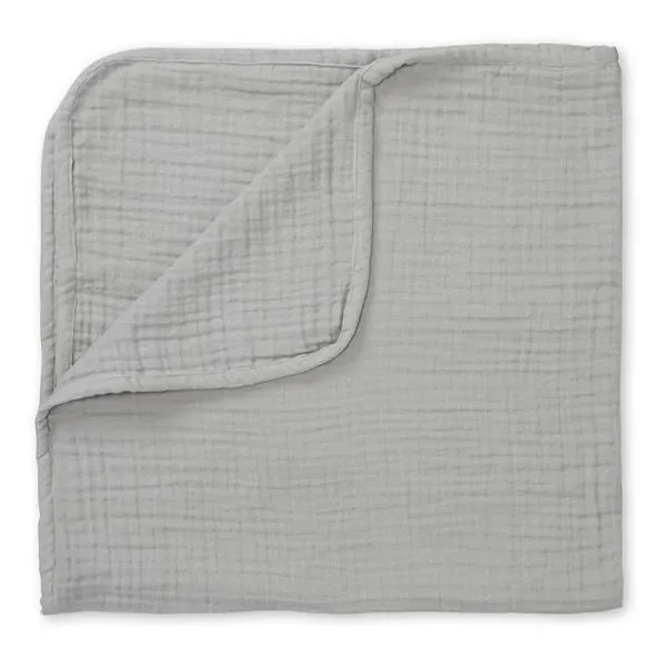 Muslin Blanket - GOTS Grey