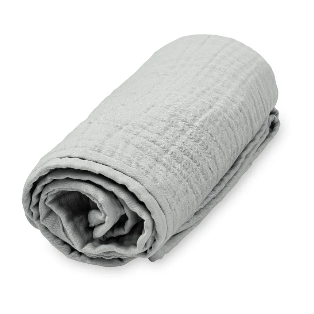 Muslin Blanket - GOTS Grey