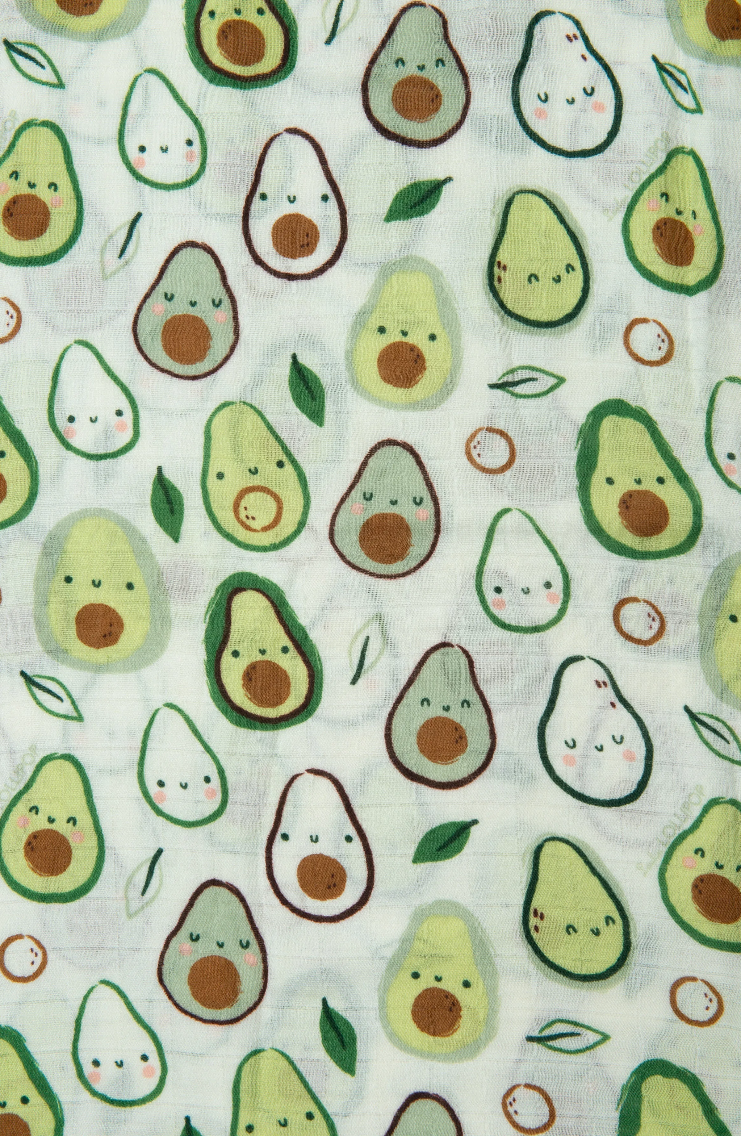 Muslin Fitted Crib Sheet - Avocado