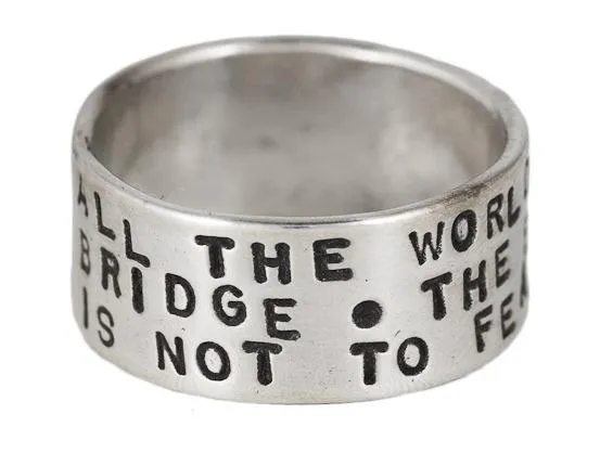 narrow bridge ring