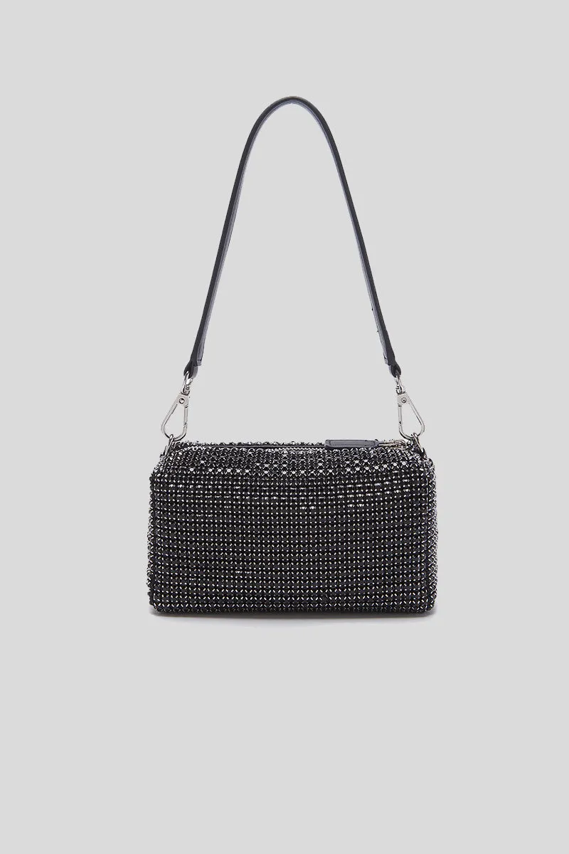 Night Ed. Bijoux Strass Bag Synthetic - Black Crystal