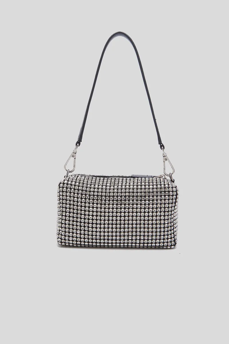 Night Ed. Bijoux Strass Bag Synthetic - Crystal Black