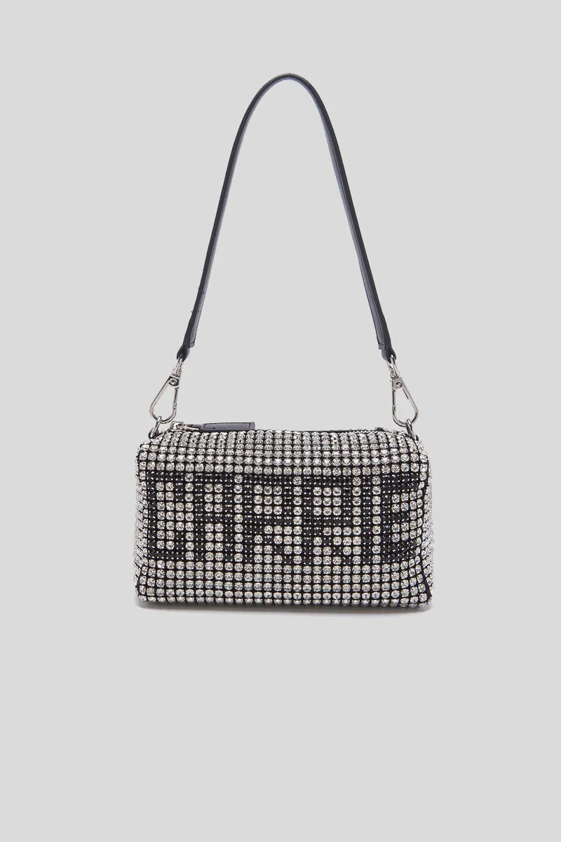 Night Ed. Bijoux Strass Bag Synthetic - Crystal Black
