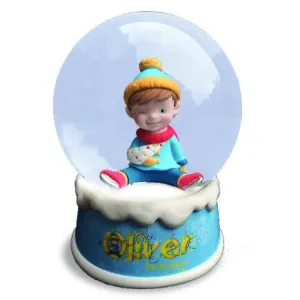 Oliver The Ornament Snow Globe - Oliver