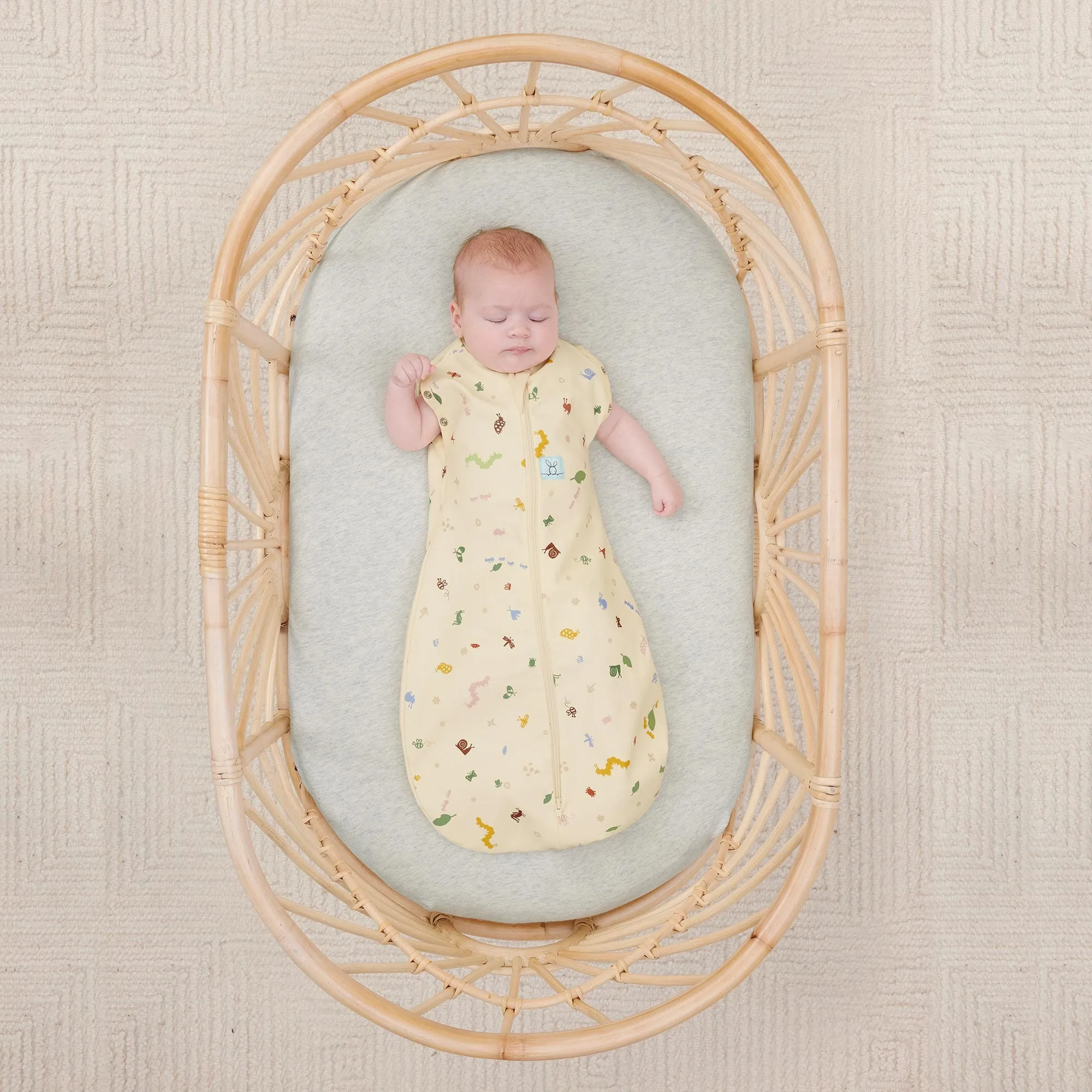 Organic All Year Cocoon Swaddle Sleeping Bag - Critters