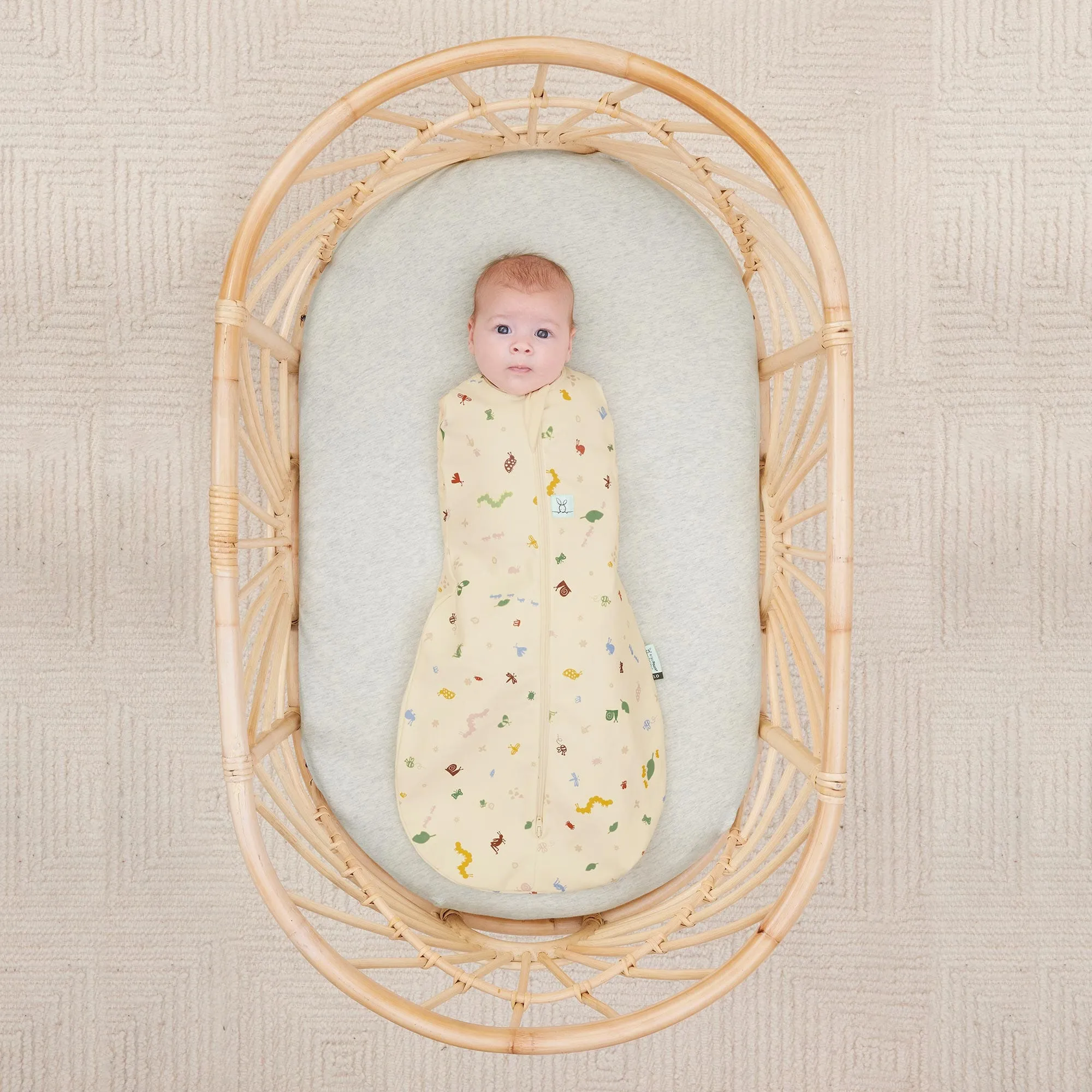 Organic All Year Cocoon Swaddle Sleeping Bag - Critters