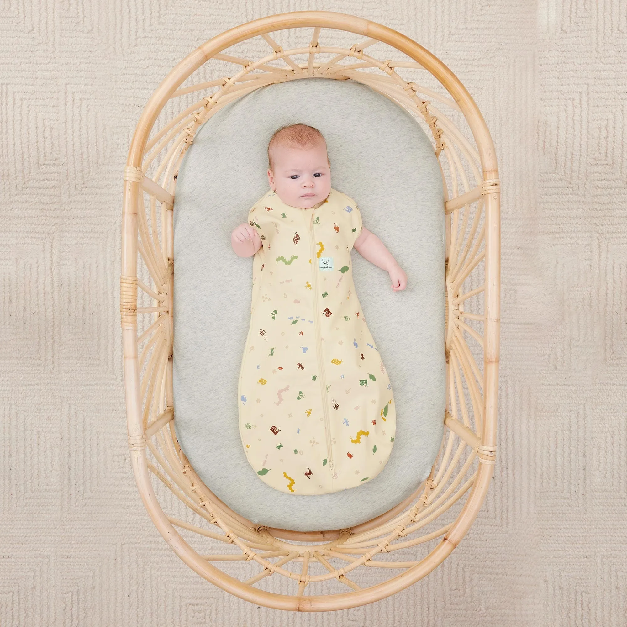 Organic All Year Cocoon Swaddle Sleeping Bag - Critters