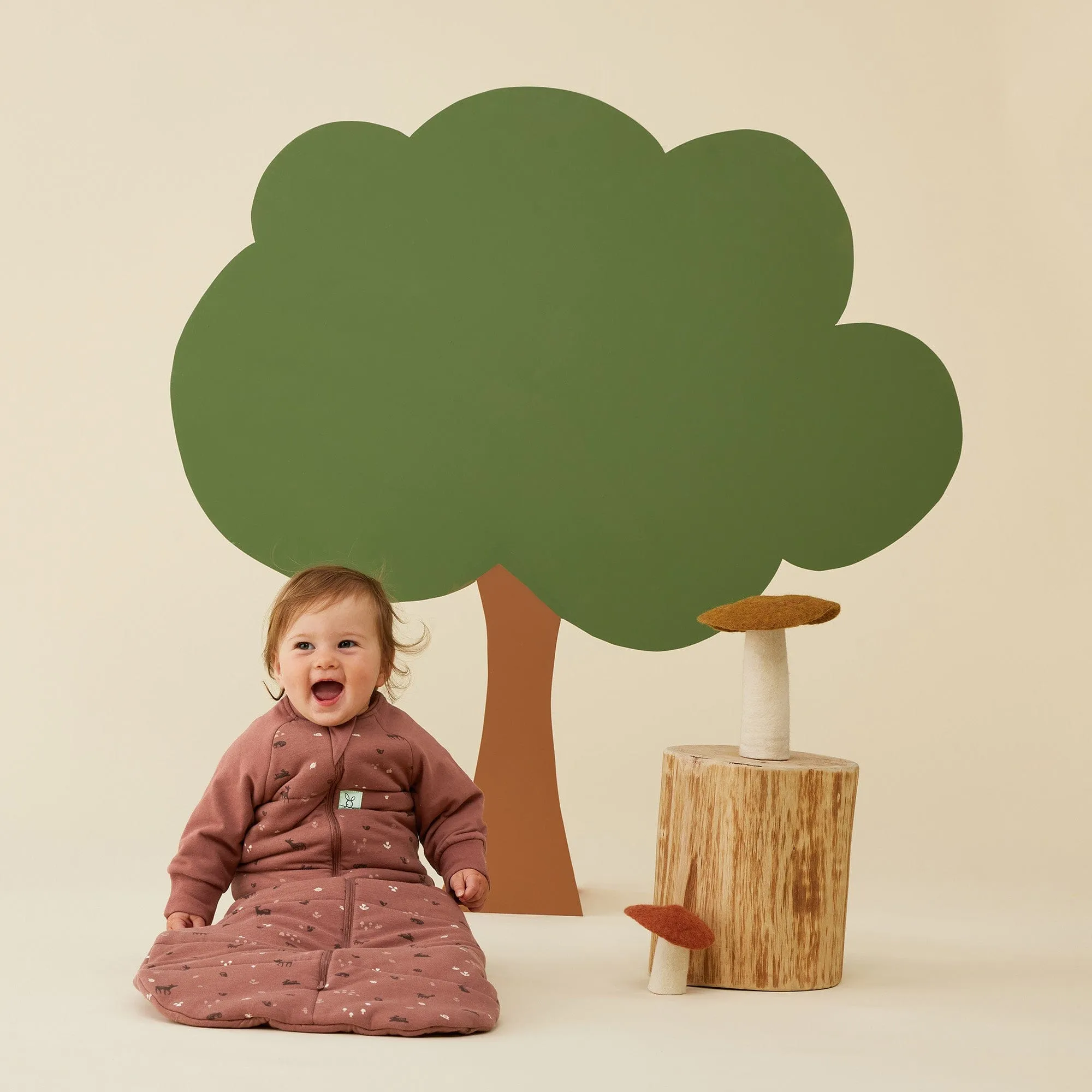 Organic Winter Jersey Sleeping Bag - Extra Warm - Forest Friends