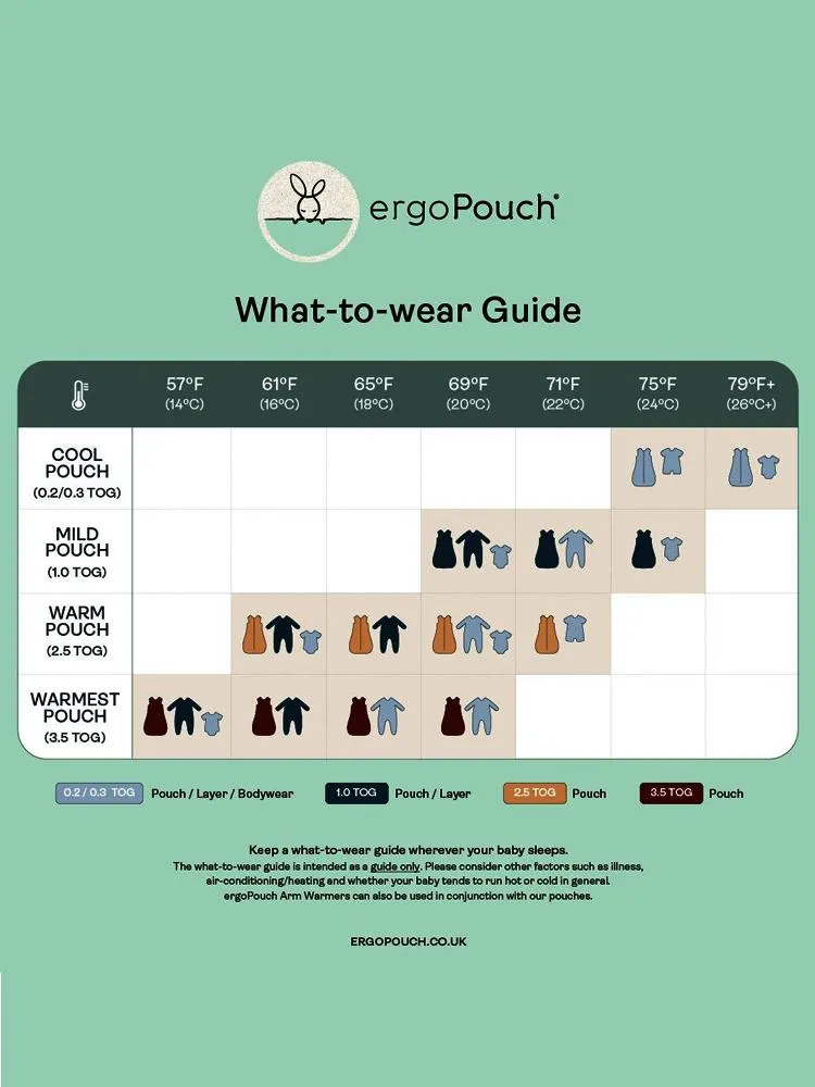 Organic Winter Long Sleeved 2 in 1 Sleeping Suit Bag - Extra Warm