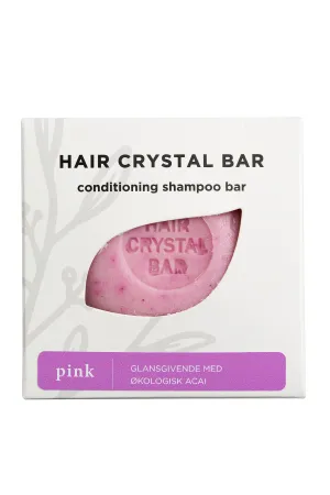 PINK -SOFTENING SHAMPOO BAR - SHINY HAIR - WITH ORGANIC ACAI BERRIES 70g