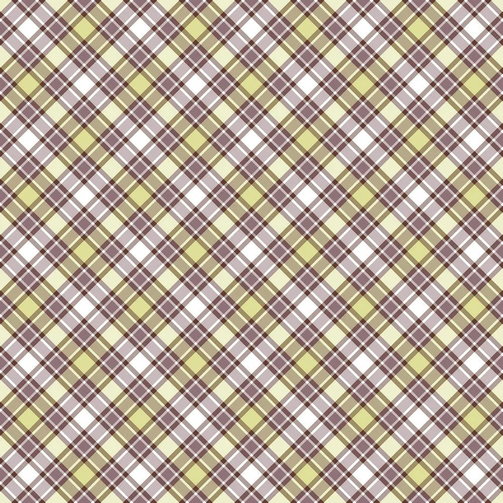 Plaid Pattern Adhesive Vinyl Sheet 1