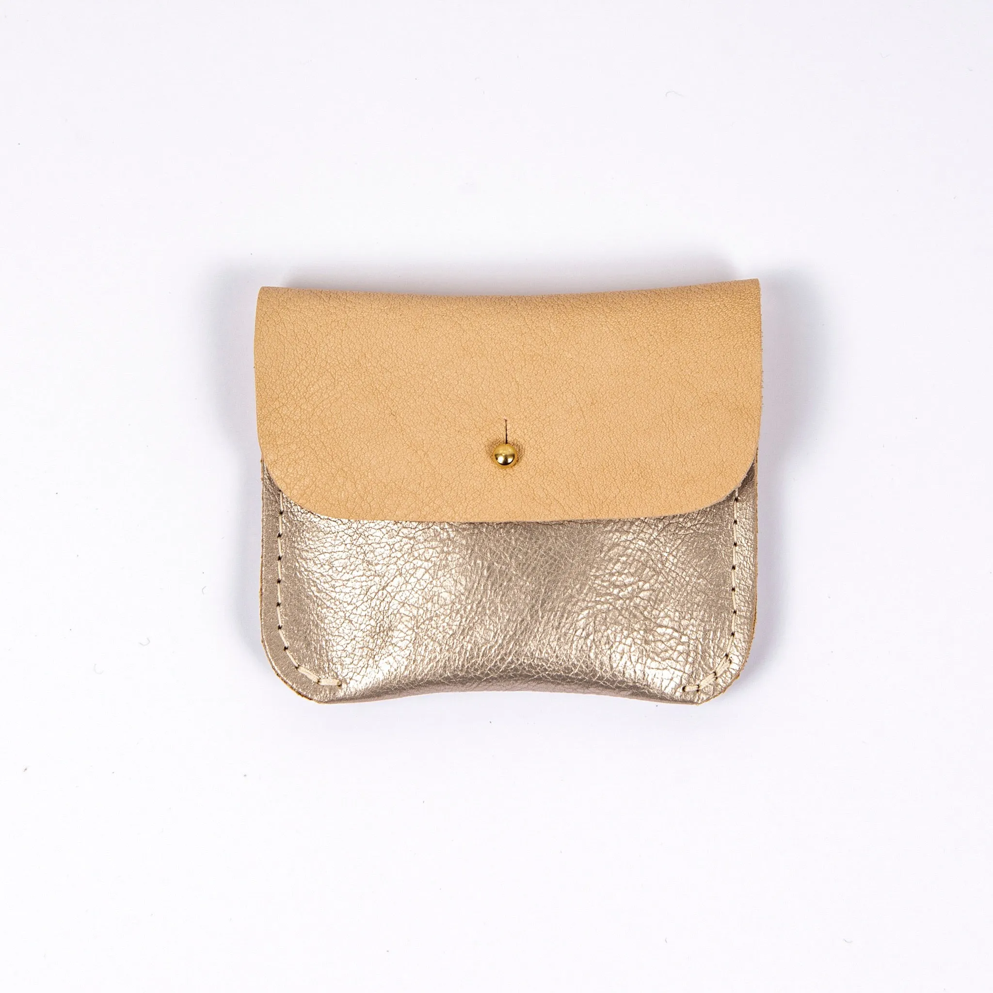PLATINUM   NATURAL COIN/CARD PURSE