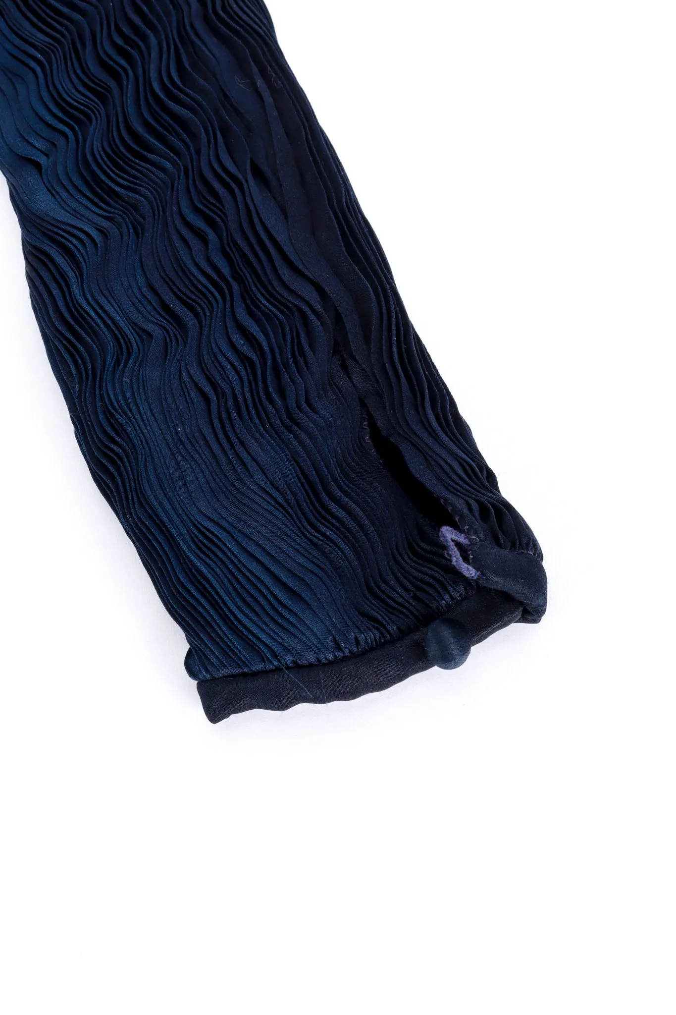 Pleated Silk Duster