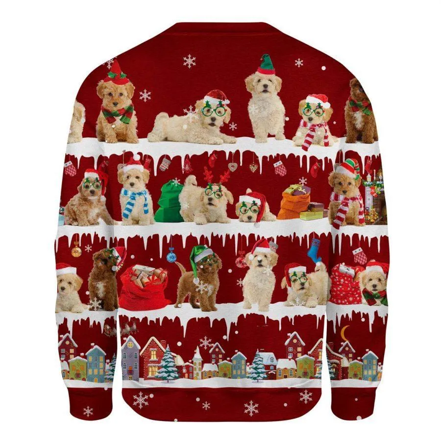 Poochon - Snow Christmas - Premium Sweatshirt