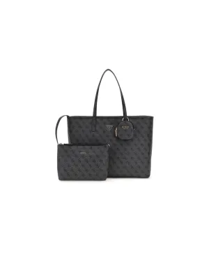 Power Play Large Tech Tote - Coal Logo