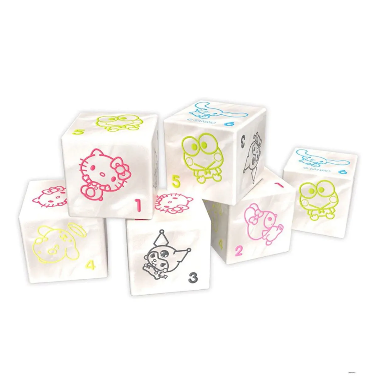 Premium Dice Set: Hello Kitty and Friends