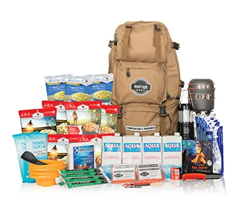 Premium Family Emergency Survival Bag/Kit – Be Equipped with 72 Hours of Disaster Preparedness Supplies for 4 People