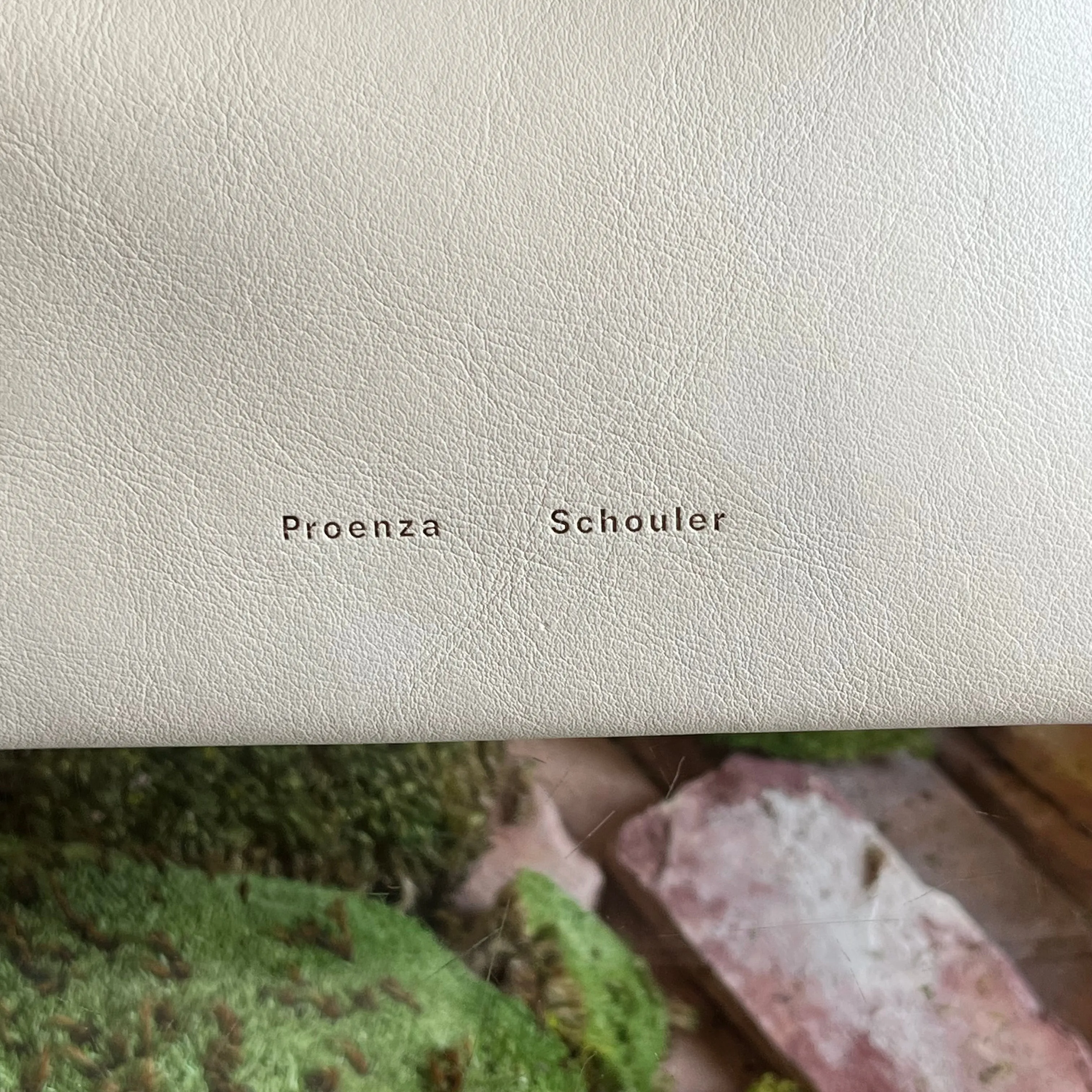 PROENZA SCHOULER Braid Bag Cream Leather Shoulder Bag