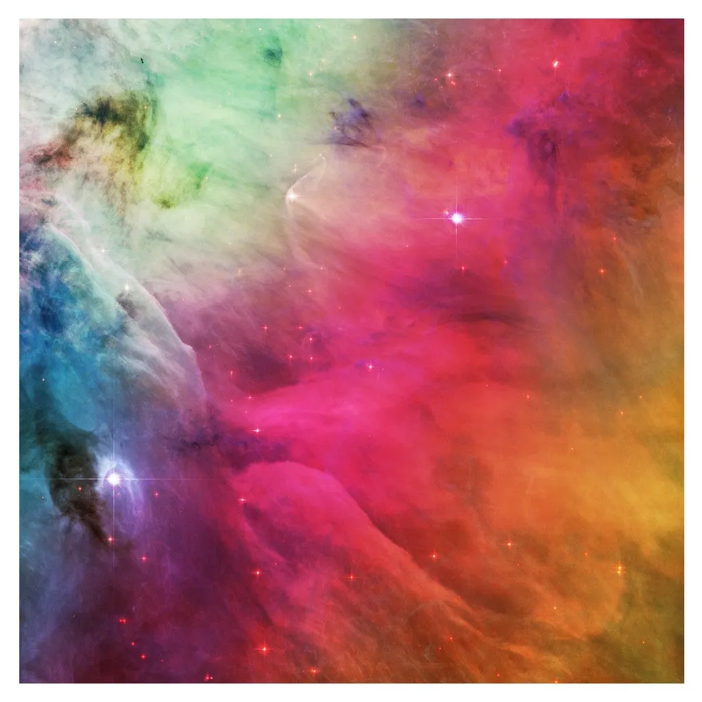 Rainbow Galaxy Adhesive Vinyl Sheet