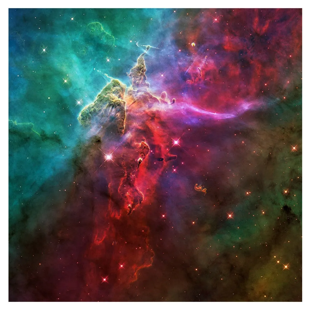 Rainbow Galaxy Adhesive Vinyl Sheet