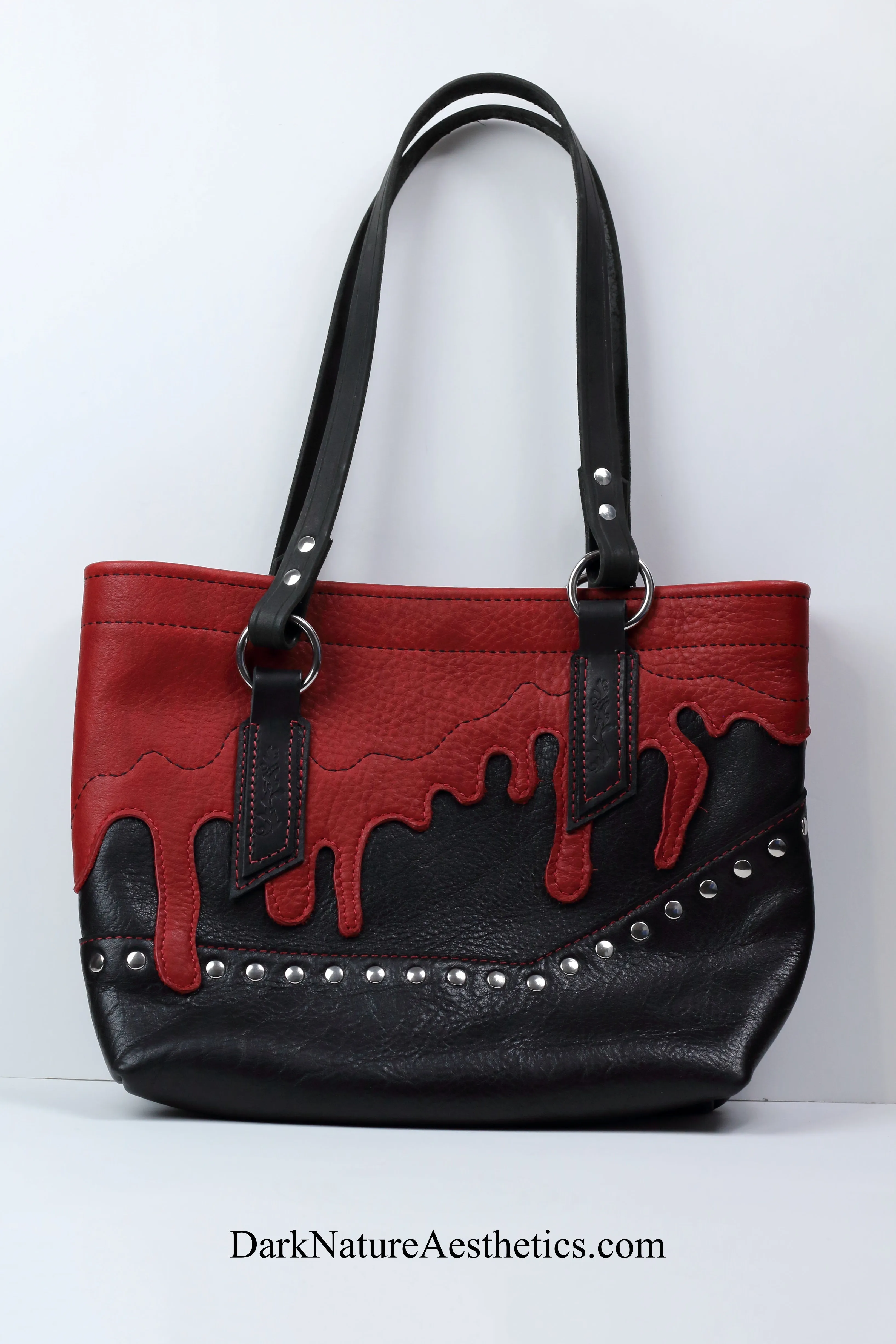Red/Black "Blood bag" Tote Handbag