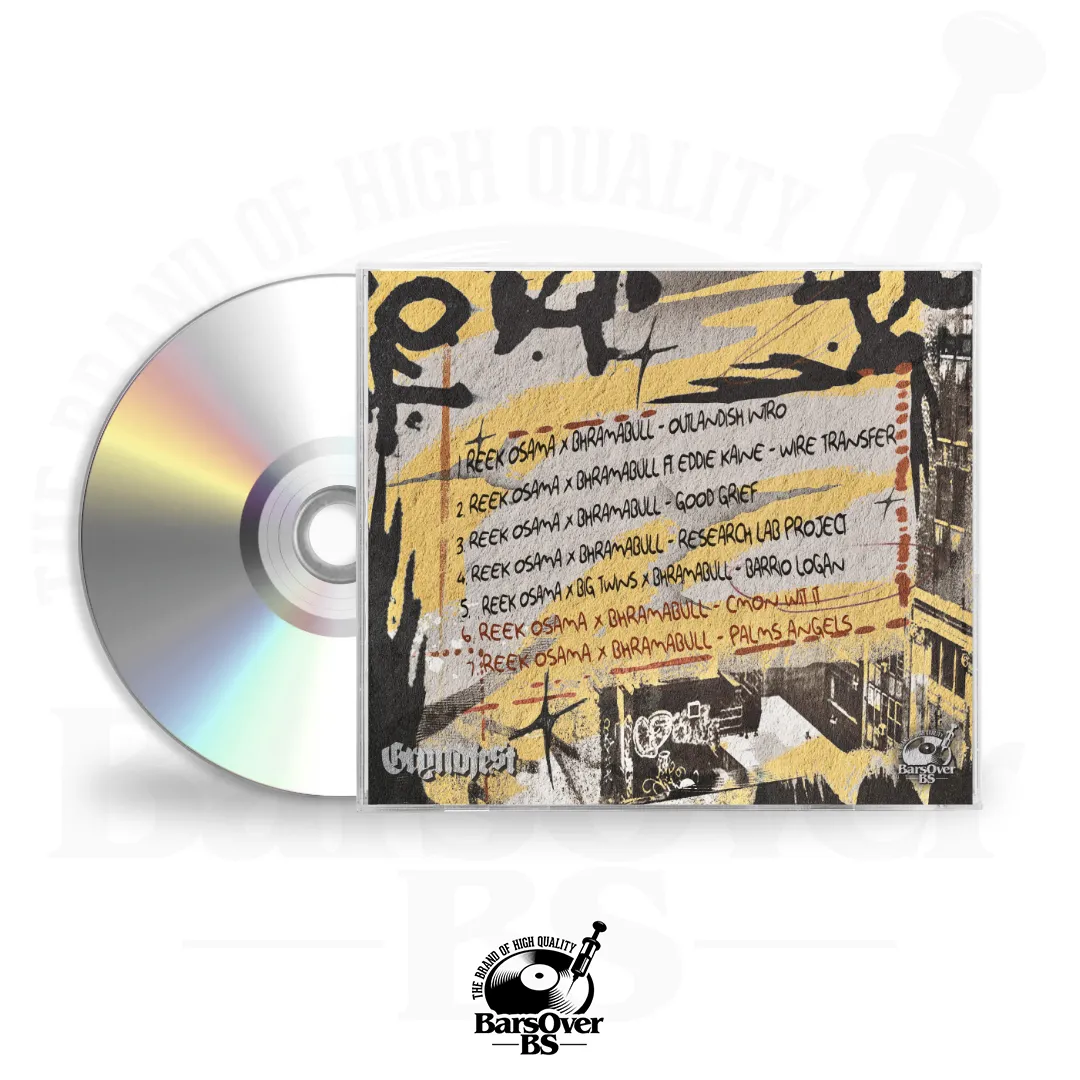Reek Osama x BhramaBull - Street Purgatory (Jewel Case CD) (2 Exclusive Bonus Track   Instrumentals)