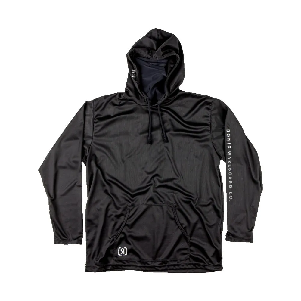 RONIX UV SHADE/WICK DRY HOODIE BLACK