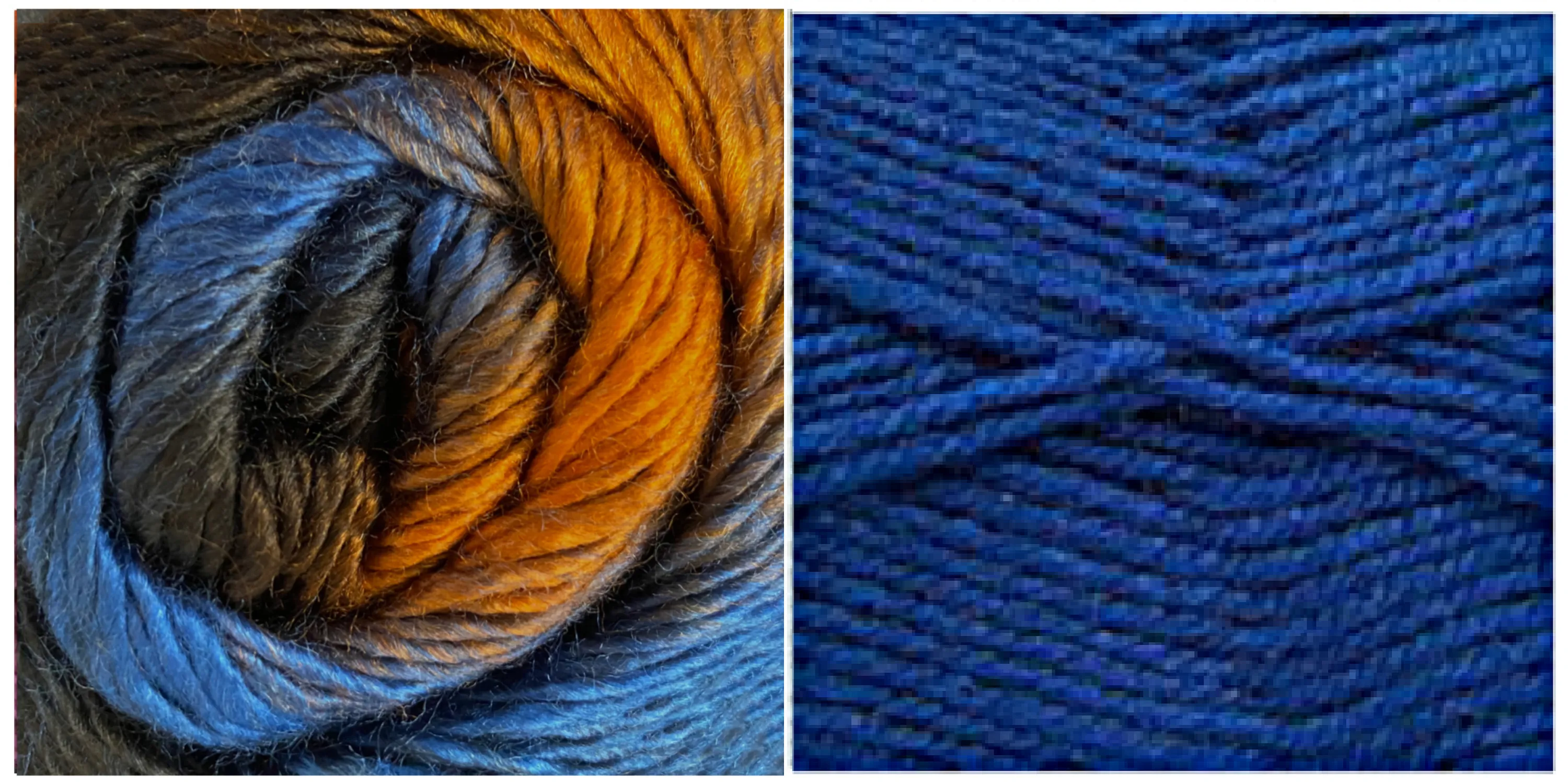 ROYAL BLUE   HAZEL - Embossed Phoenix Scarf KIT