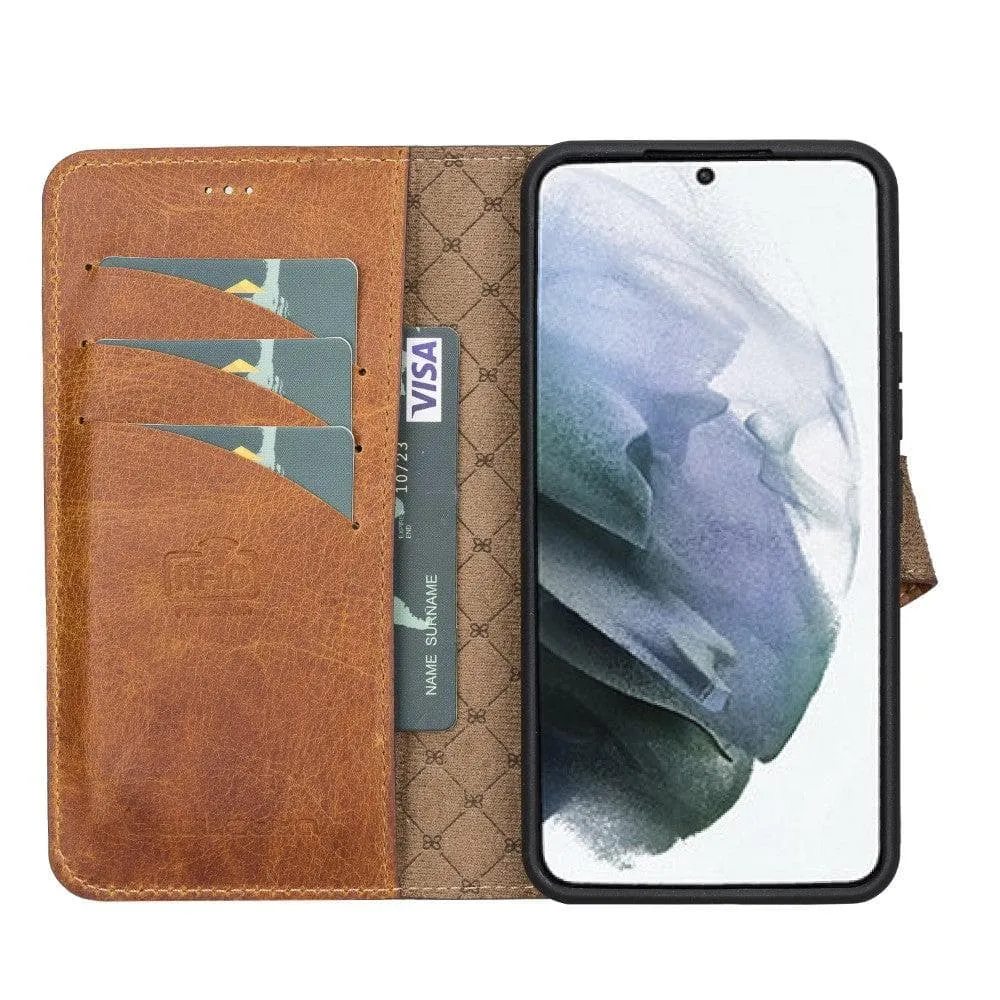 Samsung Galaxy S22 Series Leather Detachable Wallet Case - MW