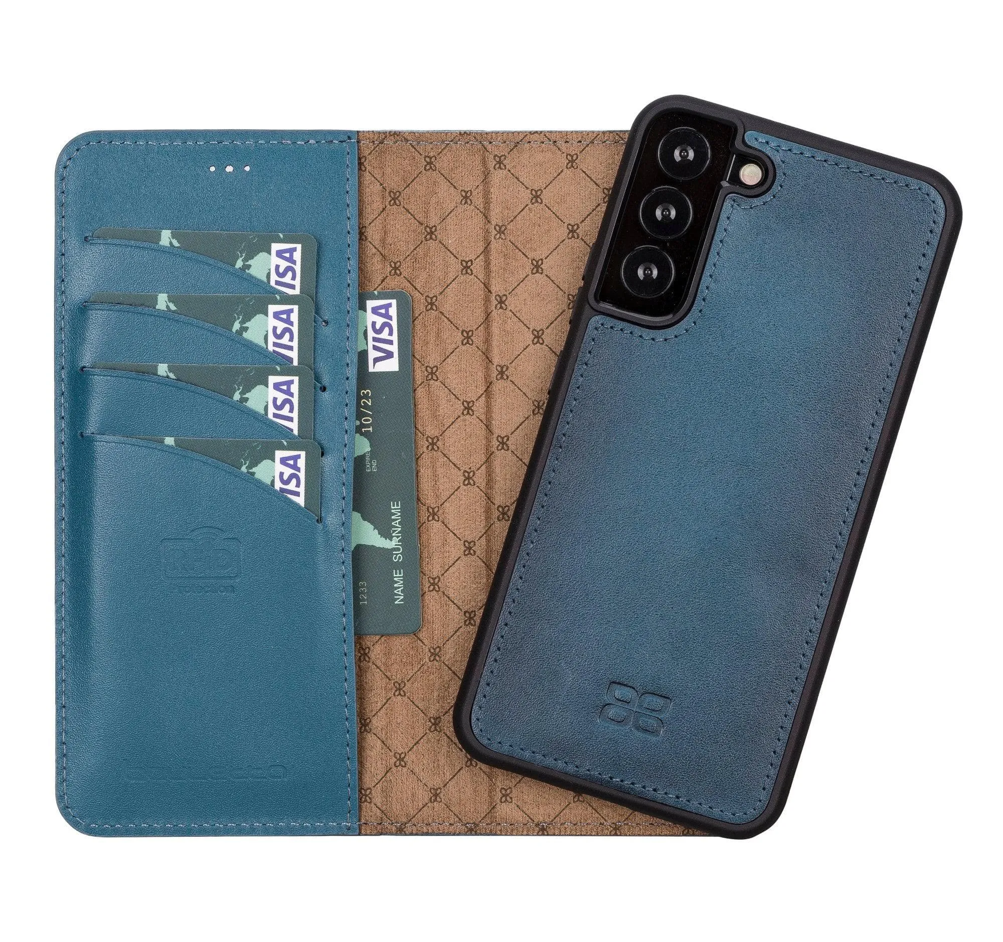 Samsung Galaxy S22 Series Leather Detachable Wallet Case - MW