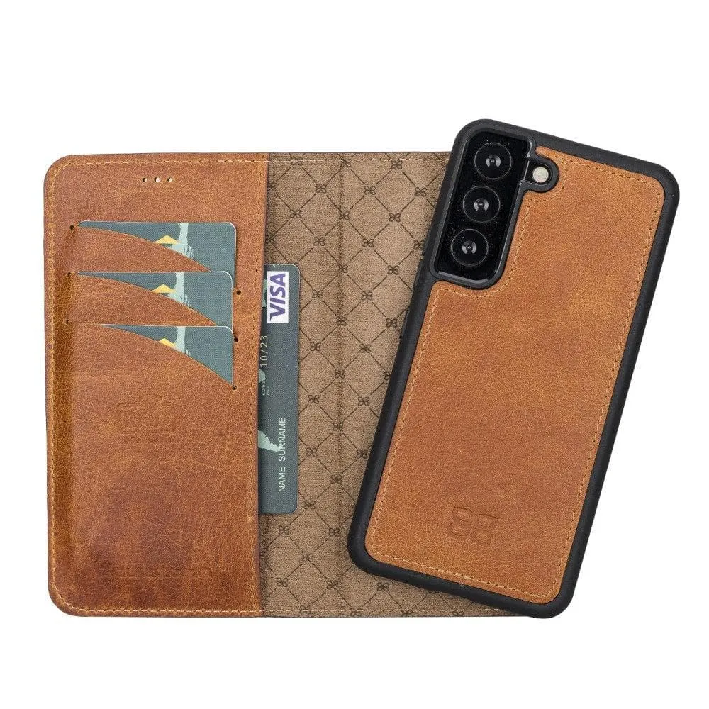 Samsung Galaxy S22 Series Leather Detachable Wallet Case - MW