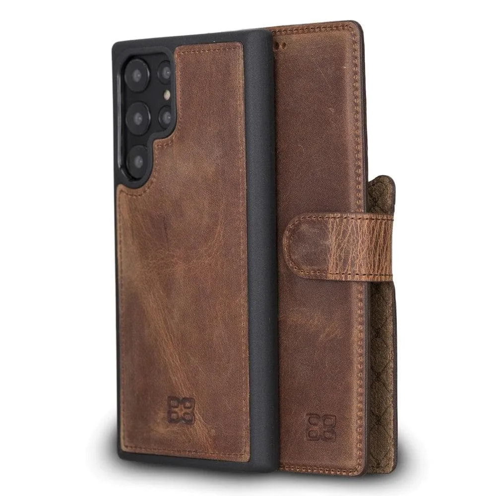 Samsung Galaxy S22 Series Leather Detachable Wallet Case - MW