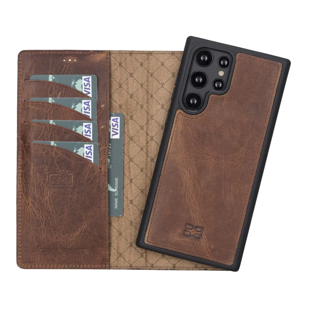 Samsung Galaxy S22 Series Leather Detachable Wallet Case - MW