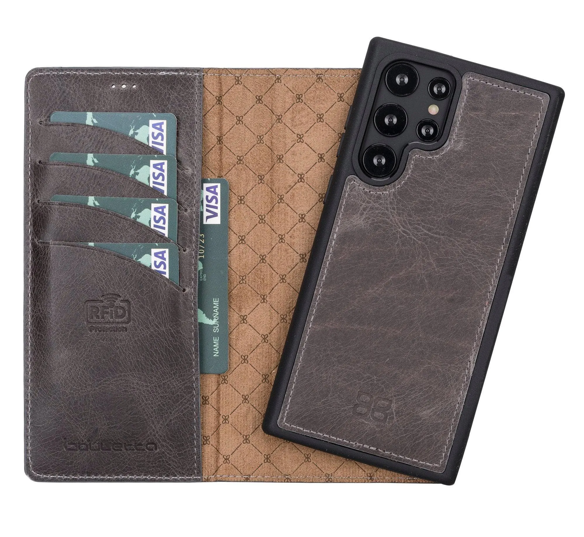 Samsung Galaxy S22 Series Leather Detachable Wallet Case - MW