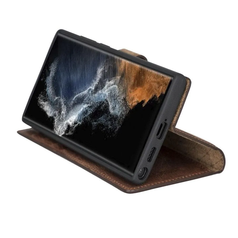 Samsung Galaxy S22 Series Leather Detachable Wallet Case - MW