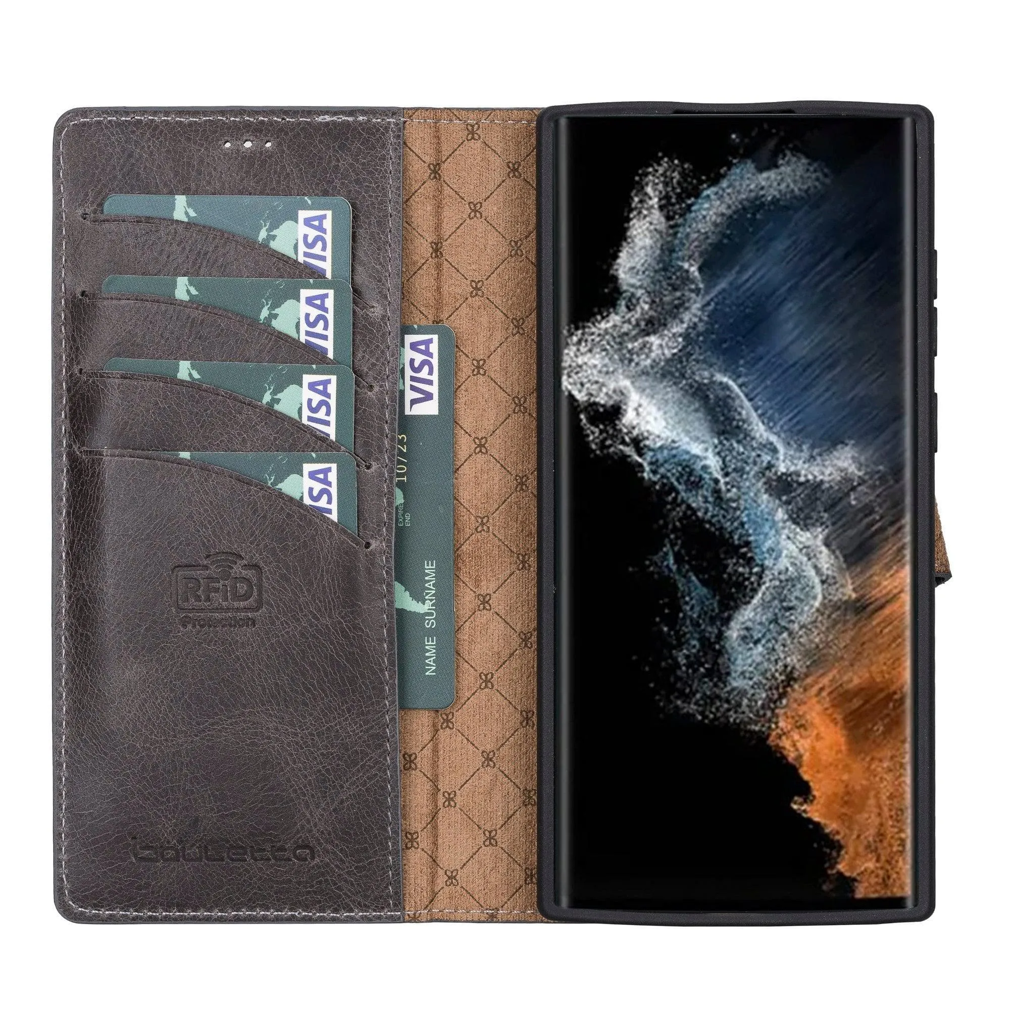 Samsung Galaxy S22 Series Leather Detachable Wallet Case - MW