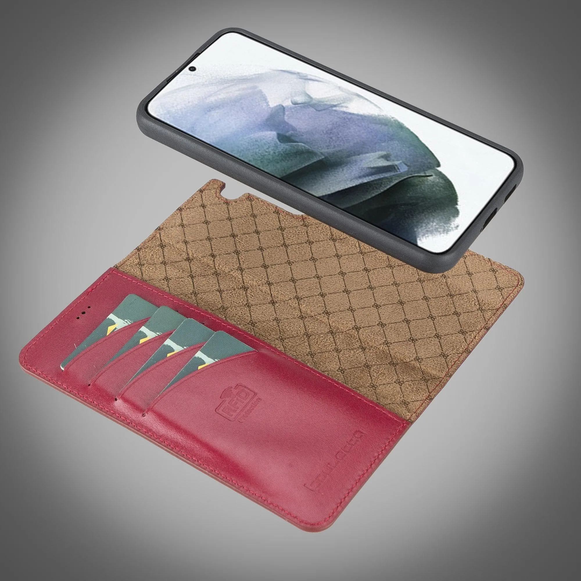 Samsung Galaxy S22 Series Leather Detachable Wallet Case - MW