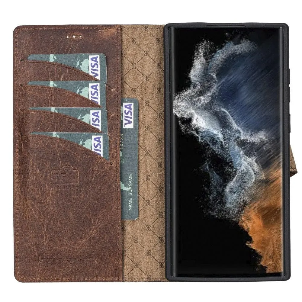 Samsung Galaxy S22 Series Leather Detachable Wallet Case - MW