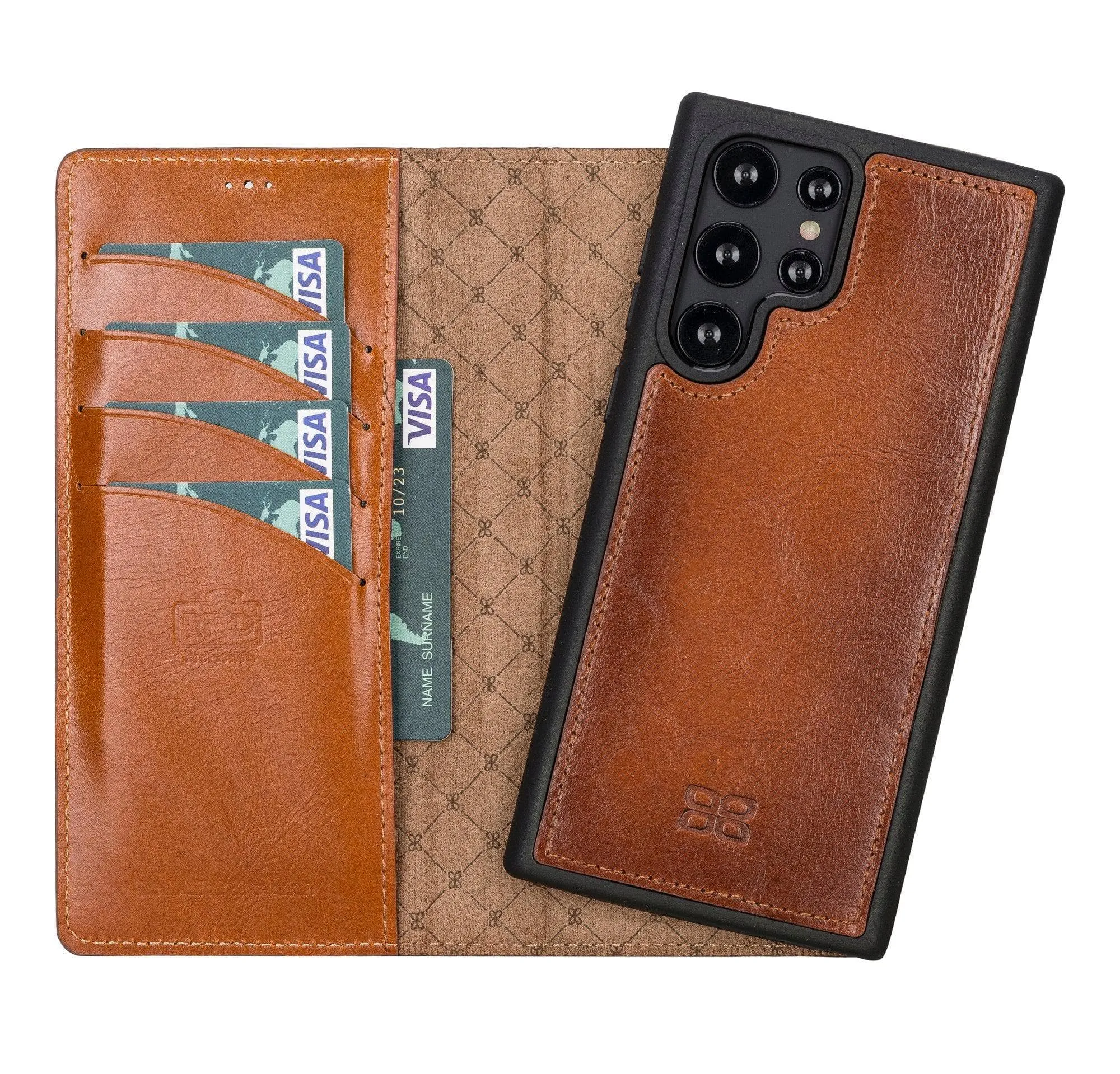 Samsung Galaxy S22 Series Leather Detachable Wallet Case - MW