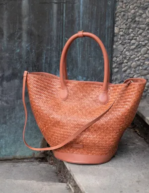 SANDHI L Auburn Twill Tote bag