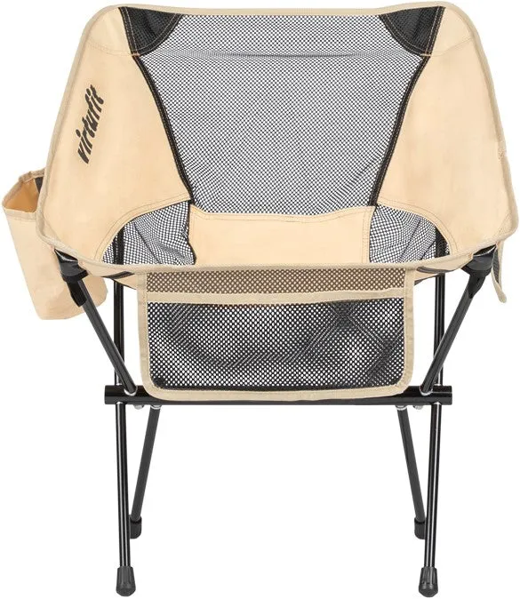 Scaun de camping/plaja  VirtuFit Compact -  Bej