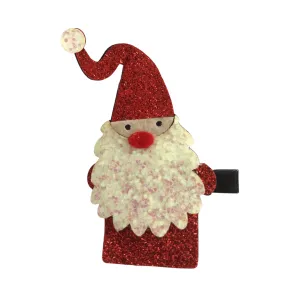 Shiny Santa Hair Clip