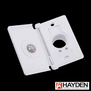 Sideways Full Door Central Valve in White
