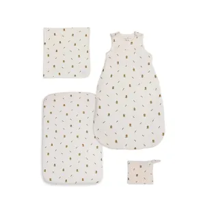 Silver Cross Cot Bed Starter Bedding Bundle - Bunny Print
