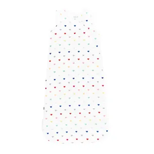 Sleep Bag in Cloud Rainbow Heart 1.0 TOG